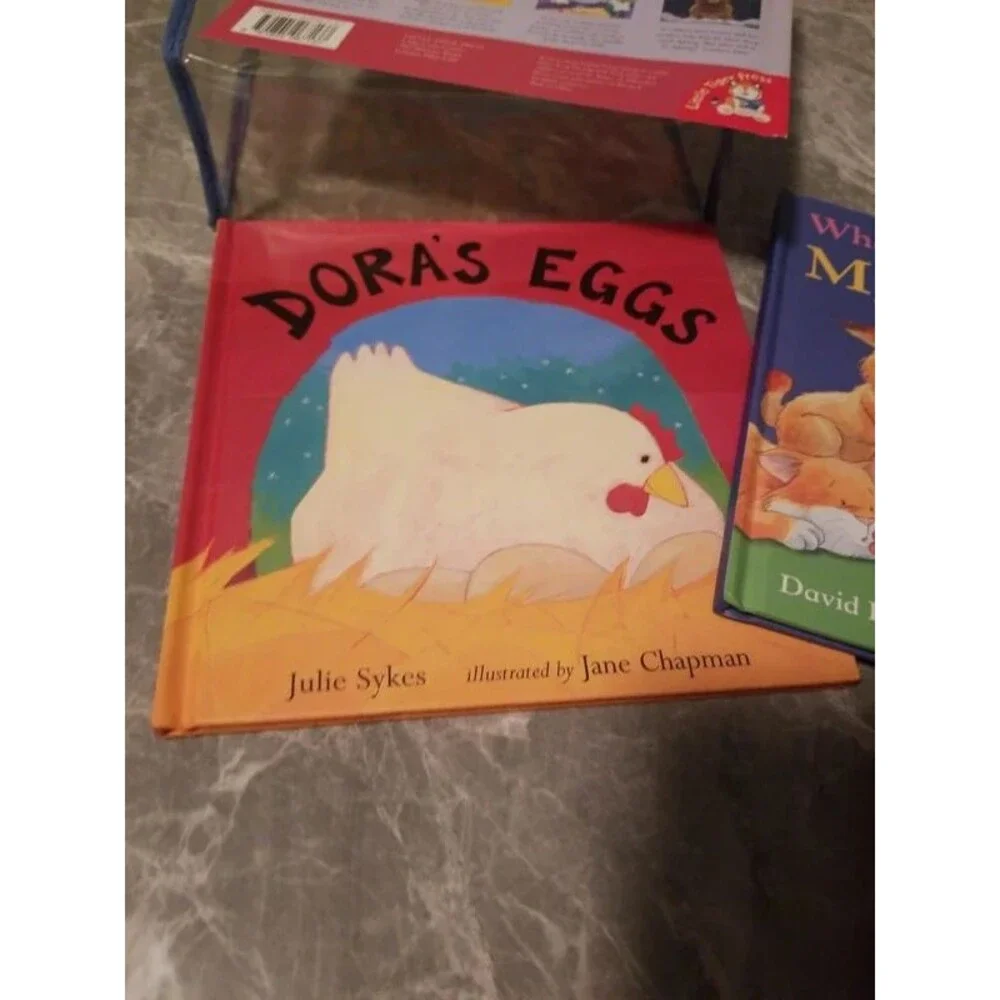 Children's books collection in carrying case